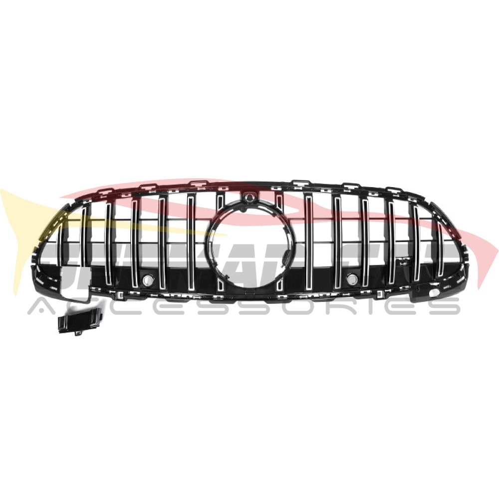 2022+ Mercedes-Benz C-Class Gtr Style Front Grille | W206 Sport Model Chrome Silver Grilles