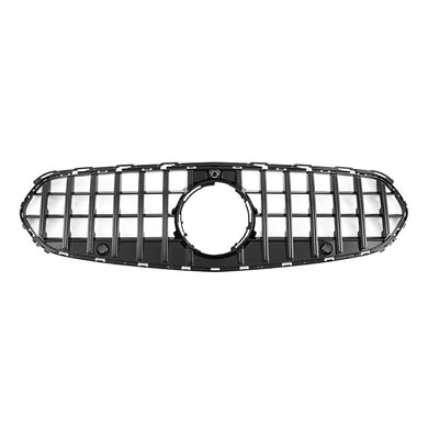 2022+ Mercedes-Benz C-Class Gtr Style Front Grille | W206 Standard Model Gloss Black Grilles