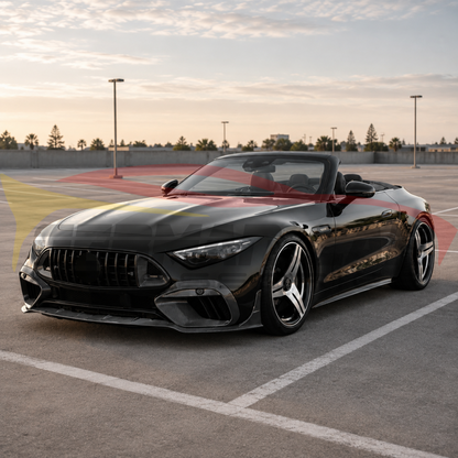 2022+ Mercedes-Benz SL63/SL55 AMG Carbon Fiber Front Air Vent Trim | R232 - Additional Accessories