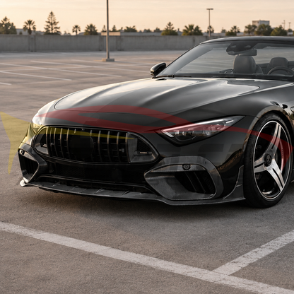2022+ Mercedes-Benz SL63/SL55 AMG Carbon Fiber Front Air Vent Trim | R232 - Additional Accessories