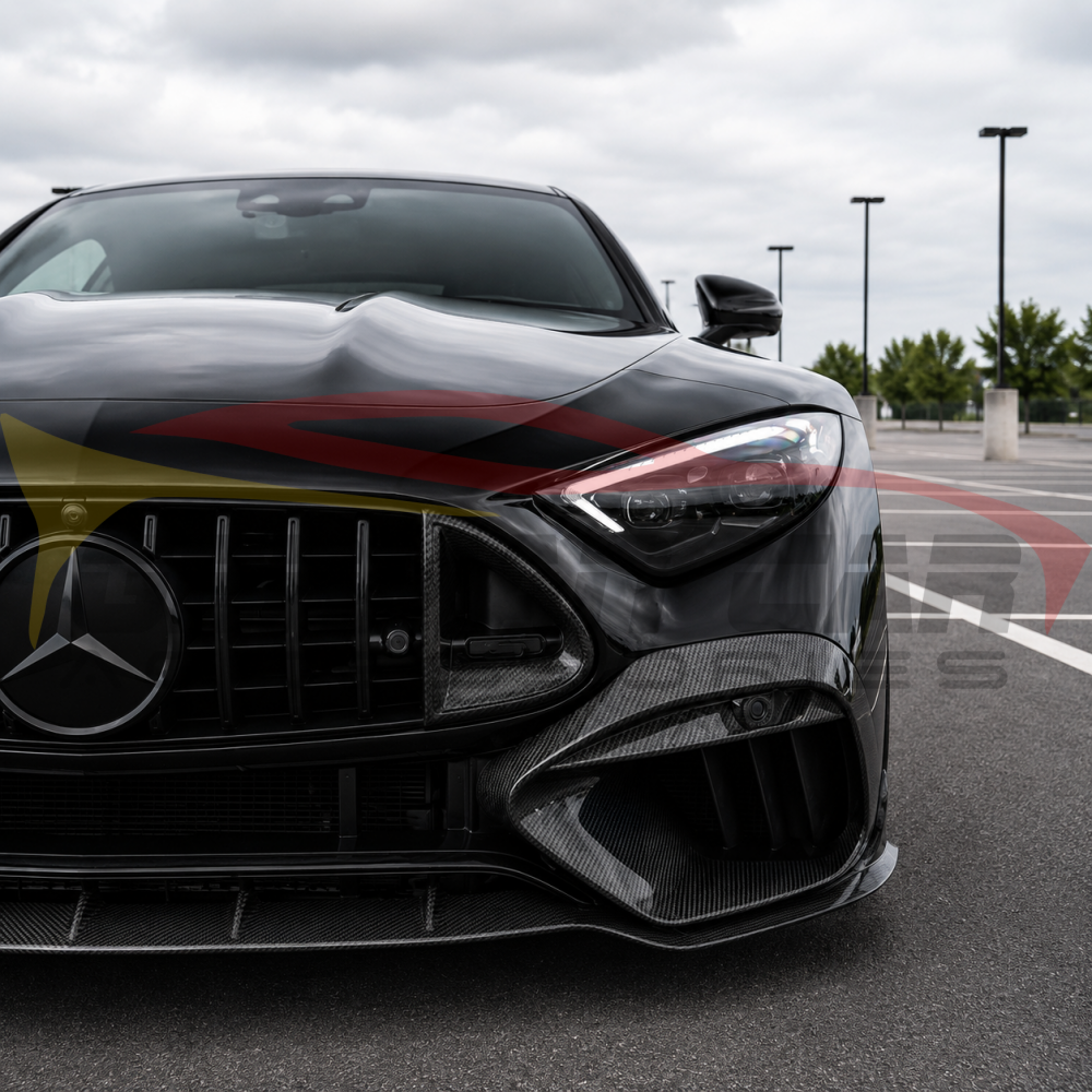 2022+ Mercedes-Benz SL63/SL55 AMG Carbon Fiber Front Air Vent Trim | R232 - Additional Accessories