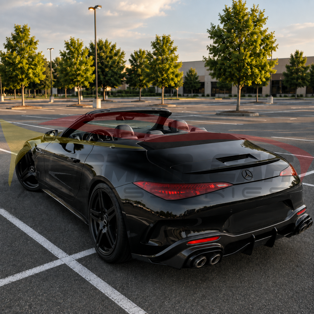 2022+ Mercedes-Benz SL63/SL55 AMG Carbon Fiber Rear Diffuser | R232 - Rear Diffusers