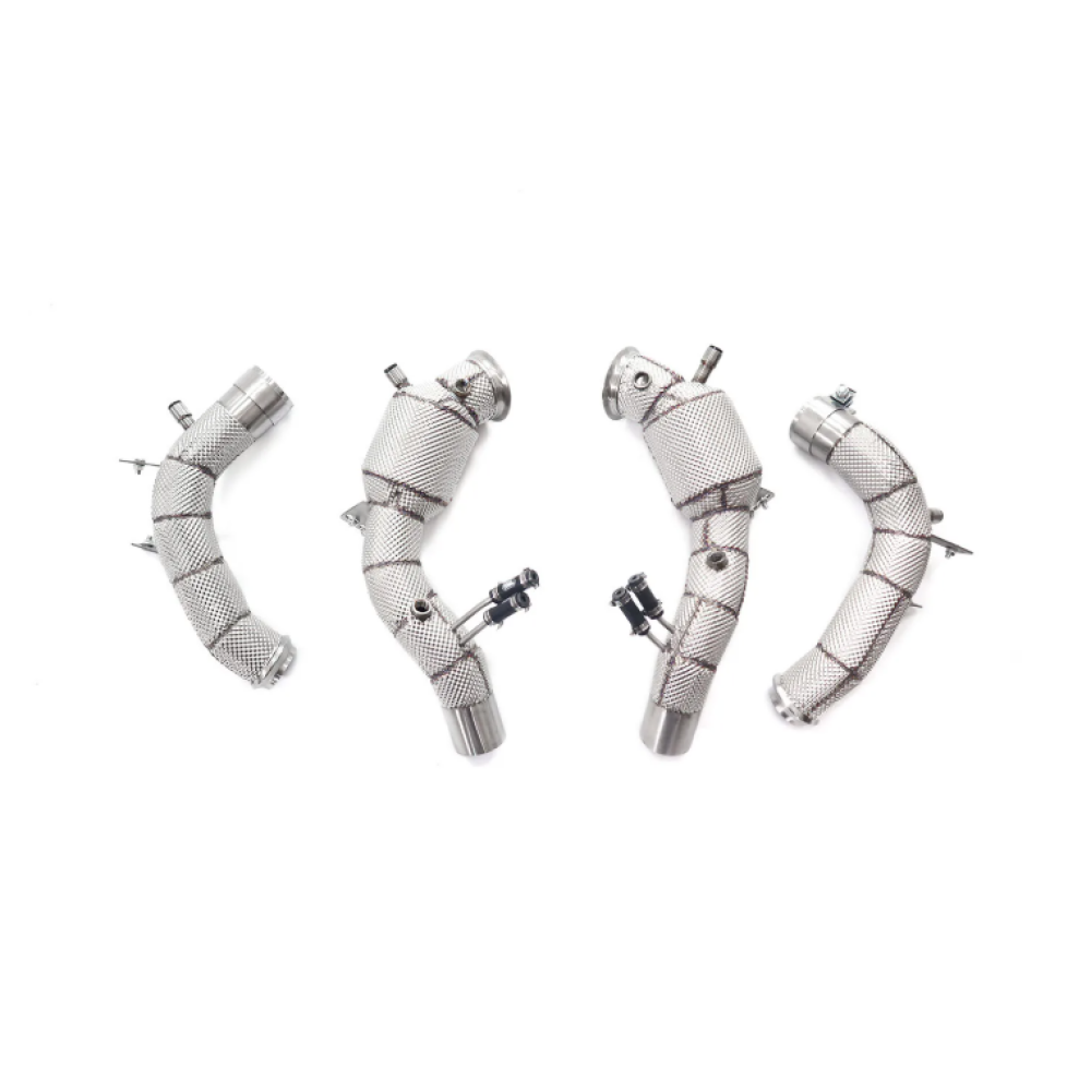 2022 + Mercedes SL55 AMG Downpipes | R232 Yes Heat Shield / Racing Downpipe (No Cat) Downpipes