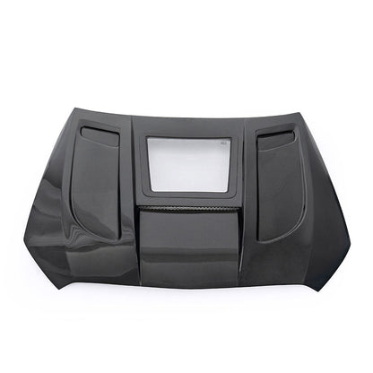 2022+ Mercedes C-Class Glass Engine Cover V2 Carbon Fiber Hood | W206