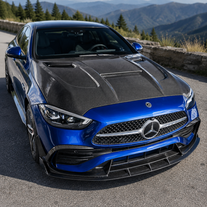 2022+ Mercedes C-Class C2 Style Carbon Fiber Hood | W206