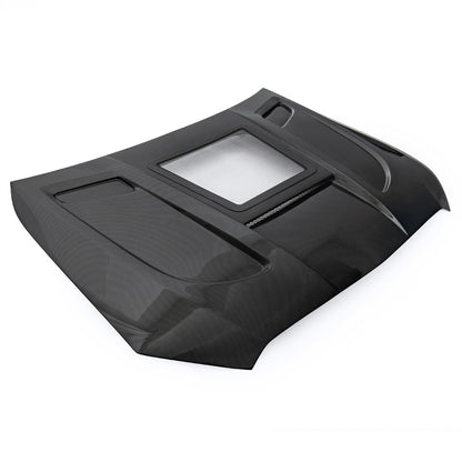 2022+ Mercedes C-Class Glass Engine Cover V2 Carbon Fiber Hood | W206