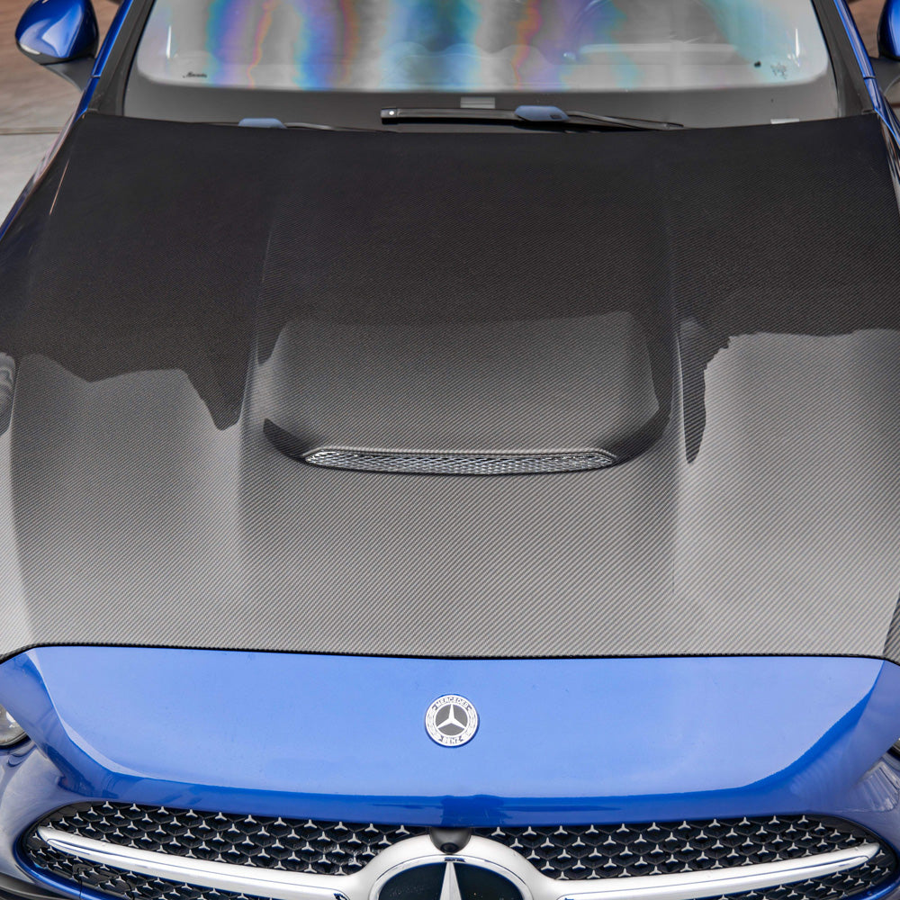 2022+ Mercedes C-Class V3 Style Carbon Fiber Hood | W206