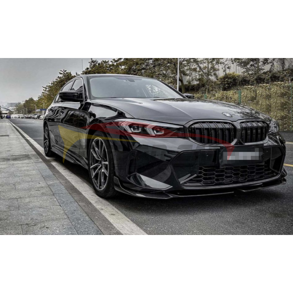 2023+ Bmw 3-Series Carbon Fiber 2 Piece Front Lip | G20 Lci Lips/Splitters