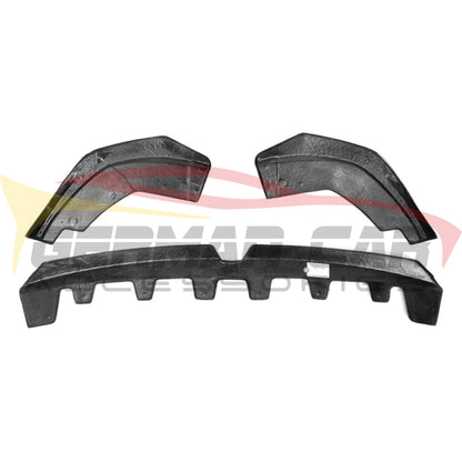 2023+ Bmw 3-Series Carbon Fiber M Performance Style 3 Piece Front Lip | G20 Lci Lips/Splitters