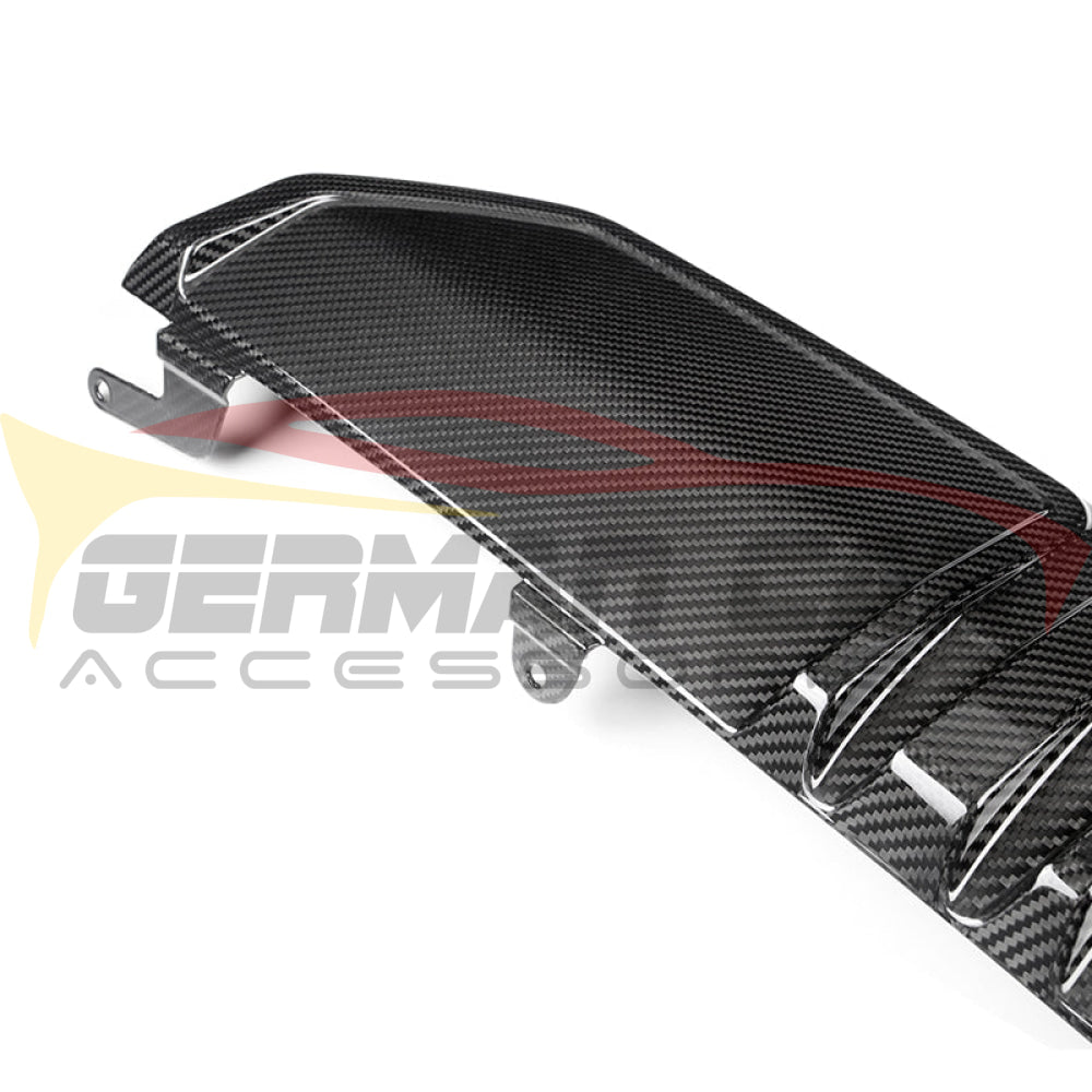 2023+ Bmw 3-Series Carbon Fiber M Performance Style Rear Diffuser | G20 Lci Diffusers