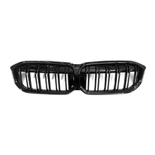 Load image into Gallery viewer, 2023+ Bmw 3-Series Dual Slat Kidney Grilles | G20 Lci Gloss Black
