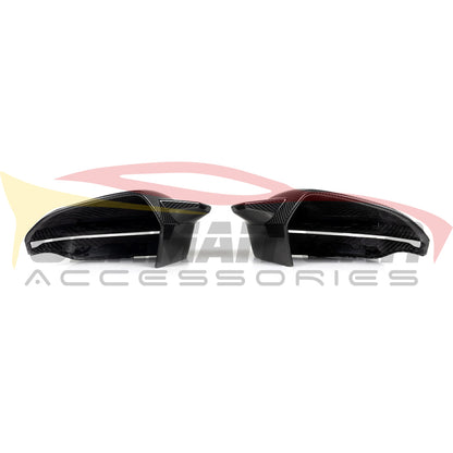 2024 + BMW 7-Series Carbon Fiber M Style Mirror Caps | G70 Mirror Caps