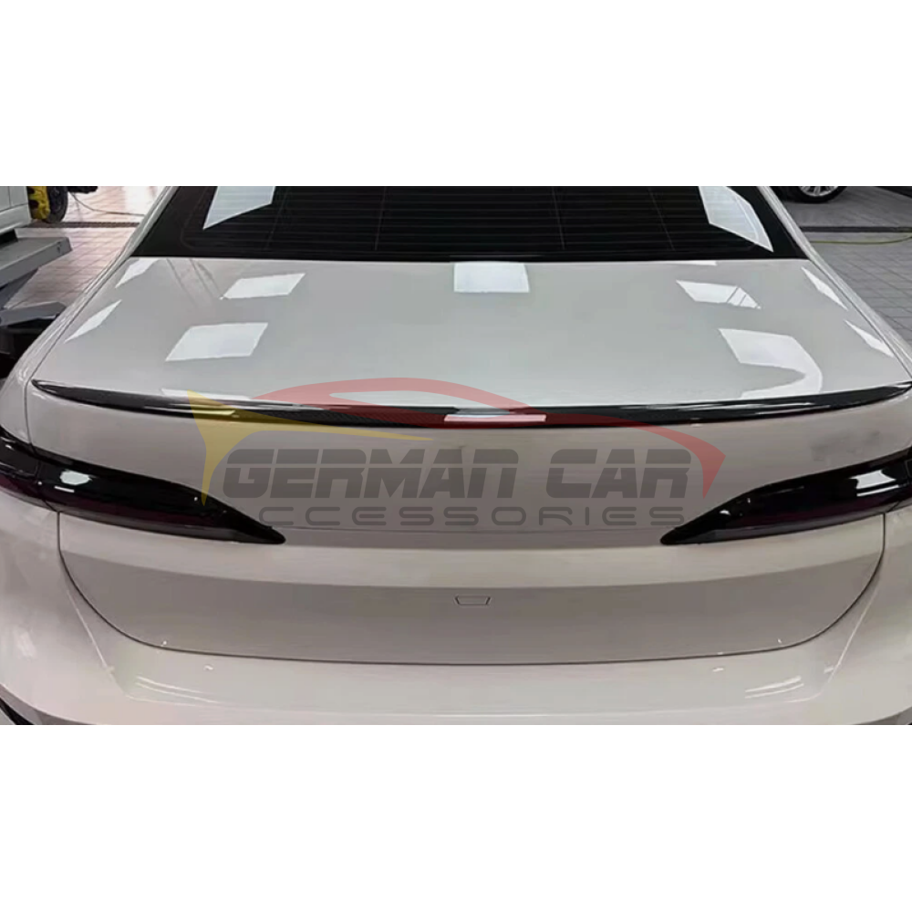 2024+ BMW 7-Series M Performance Style Carbon Fiber Trunk Spoiler | G70 Rear Trunk Spoilers