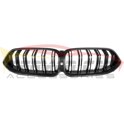 2019+ Bmw 8-Series/m8 Kidney Grilles | F91/f92/f93/g14/g15/g16 Carbon Fiber