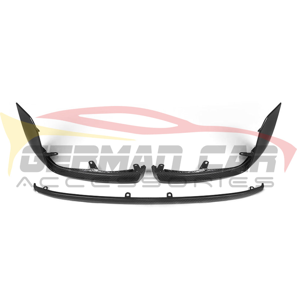 2023+ Bmw M2 Carbon Fiber M Performance Style 3 Piece Front Lip | G87 Lips/Splitters