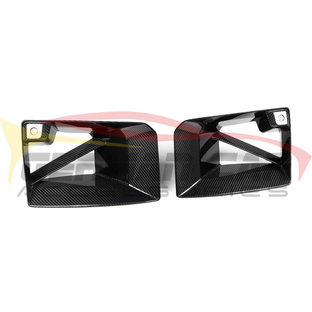 2023+ Bmw M2 Carbon Fiber M Performance Style Front Bumper Air Duct Replacements | G87 Additional