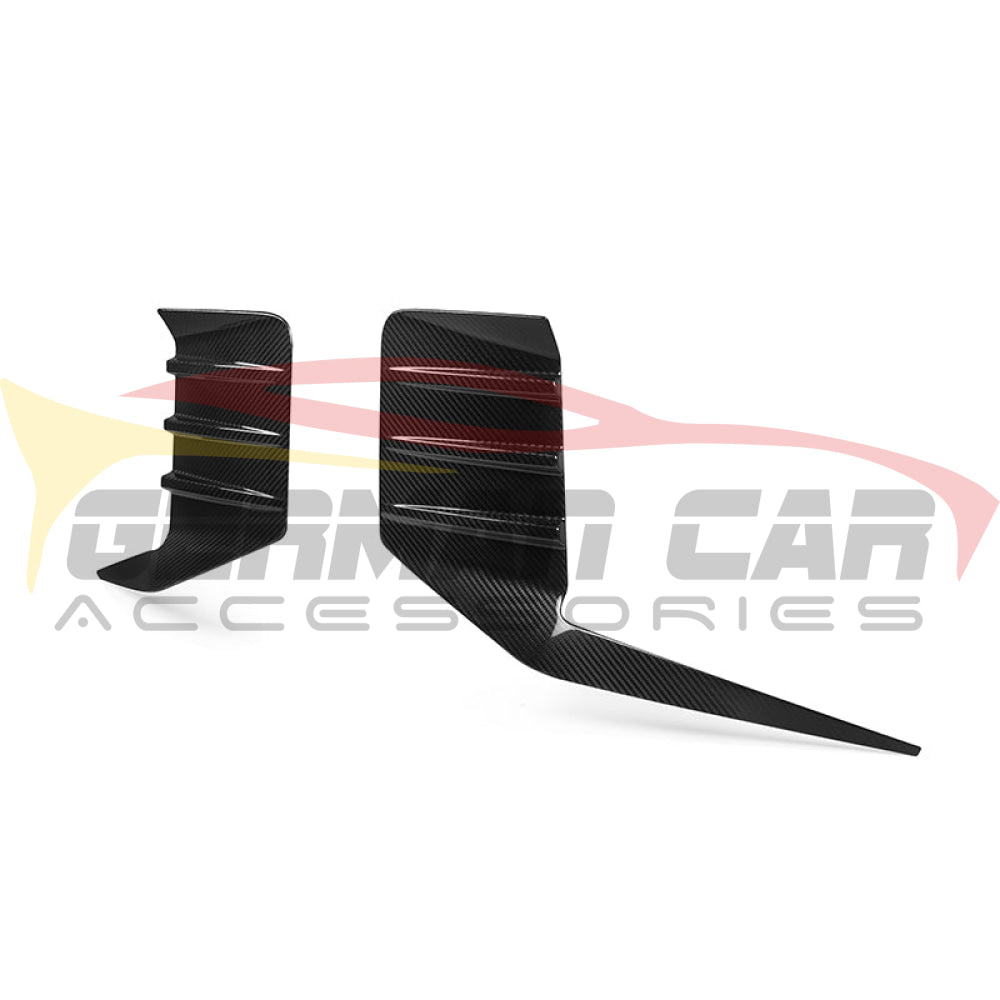 2023+ Bmw M2 Carbon Fiber M Performance Style Rear Bumper Inserts | G87 Additional Accessories