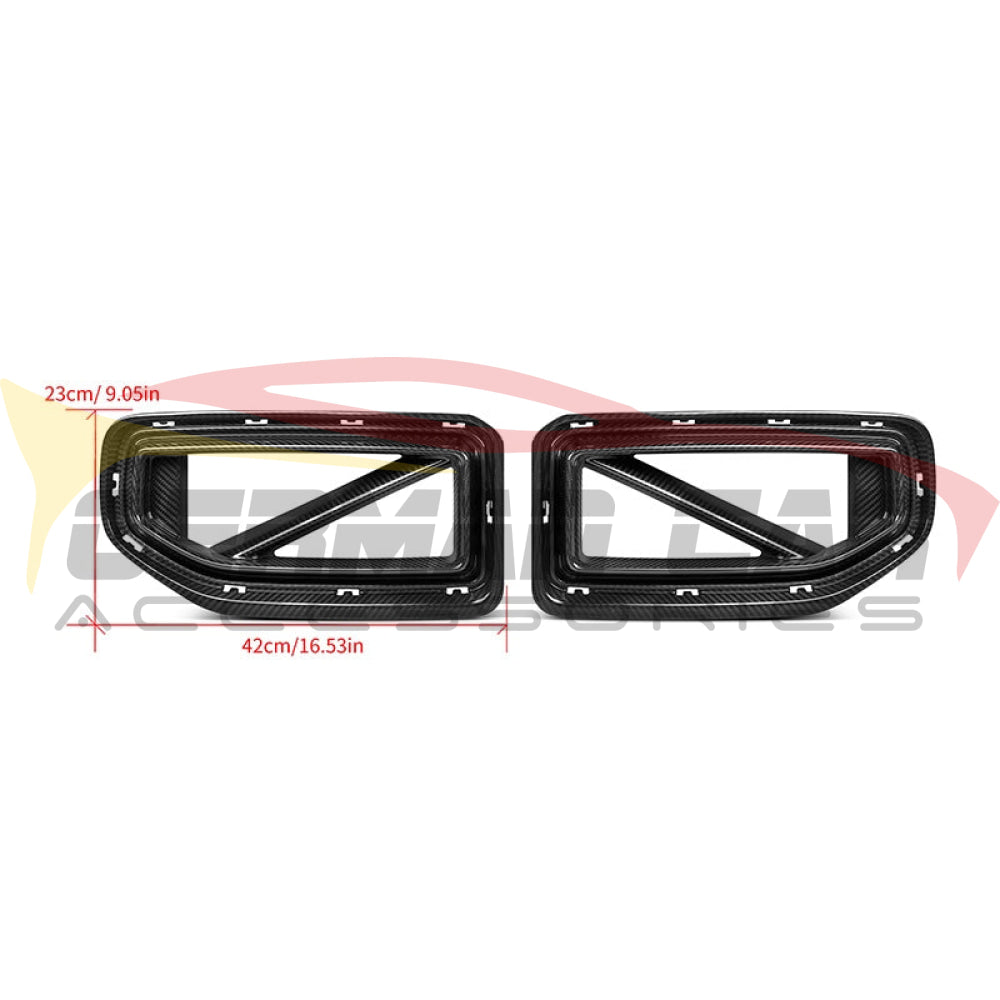 2023 + BMW M2 Carbon Fiber S Style Kidney Grilles | G87 Kidney Grilles