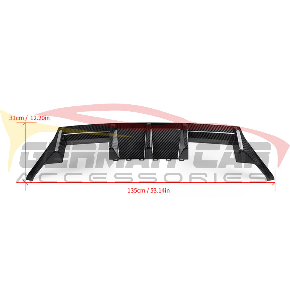 2023+ Bmw M2 M Performance Style Carbon Fiber Diffuser | G87 Rear Diffusers