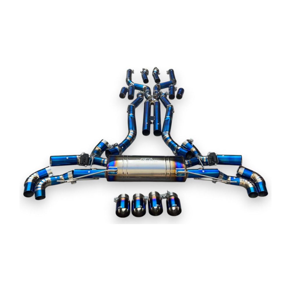2019 + BMW X7 M50i/M60i Valved Sport Exhaust System | G07 X7 M50i/M60i Titanium Exhaust / Chrome Tips Exhausts