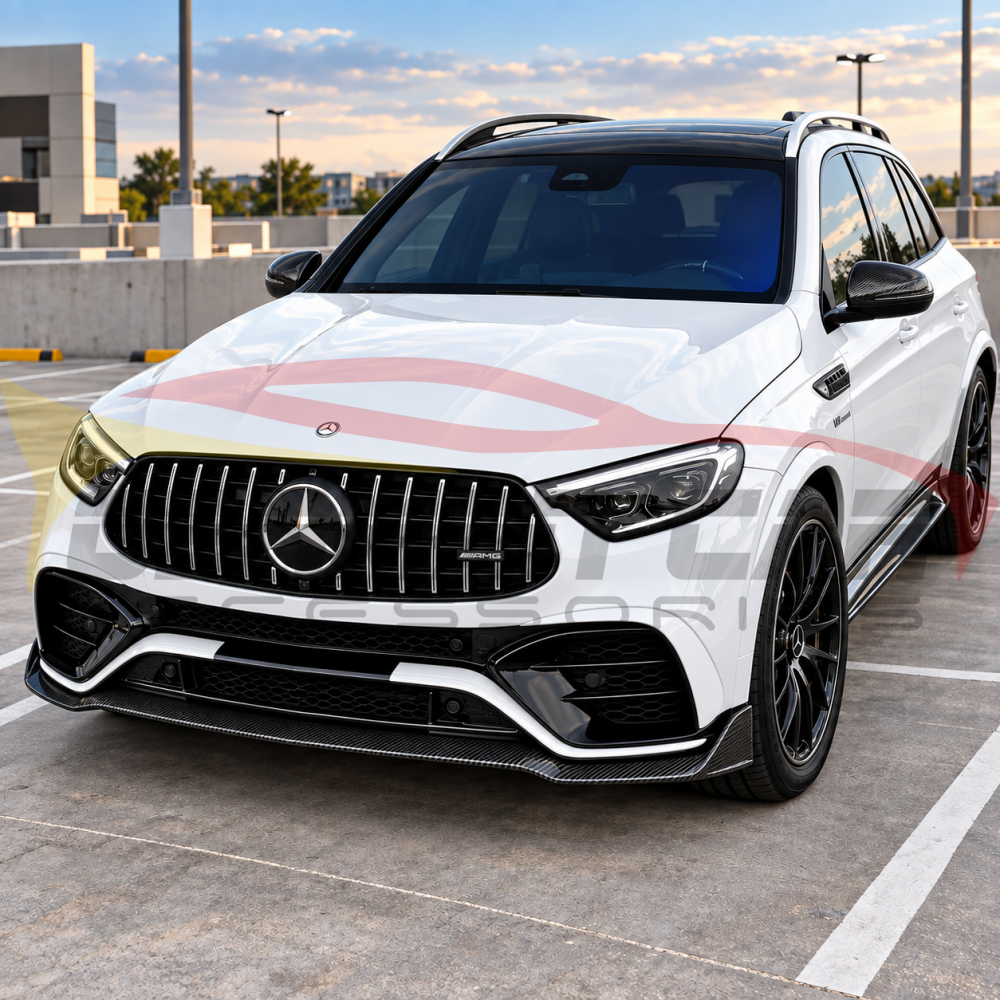 2023+ Mercedes-Benz GLC-Class/GLC43/GLC63 AMG Carbon Fiber Front Lip | X254/C254 - Front Lips/Splitters