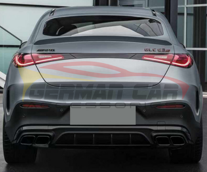 2023+ Mercedes-Benz GLC-Class Gloss Black GLC63 AMG Style Rear Diffuser with Quad Tips | C254 Coupe - Rear Diffusers