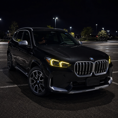 2023+ BMW X1/X2 CSL Style Headlights Yellow DRL Modules | U11/U10