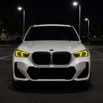 2023+ BMW X1/X2 CSL Style Headlights Yellow DRL Modules | U11/U10