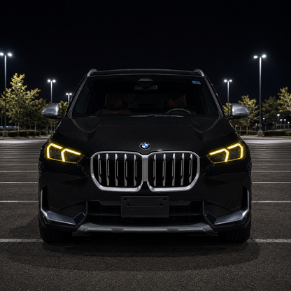 2023+ BMW X1/X2 CSL Style Headlights Yellow DRL Modules | U11/U10