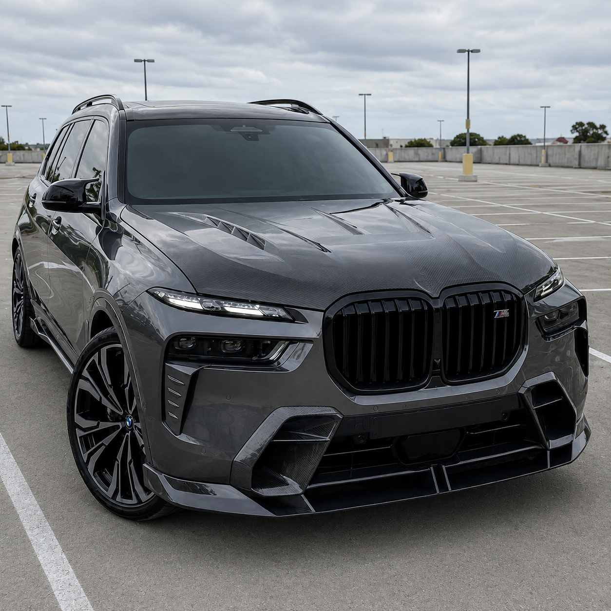 2023+ BMW X7 LD Style Carbon Fiber Hood | G07