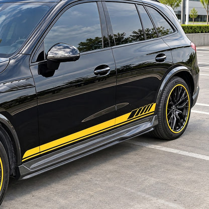 2023+ Mercedes-Benz GLC-Class/GLC43/GLC63 AMG Carbon Fiber Side Skirts | X254/C254