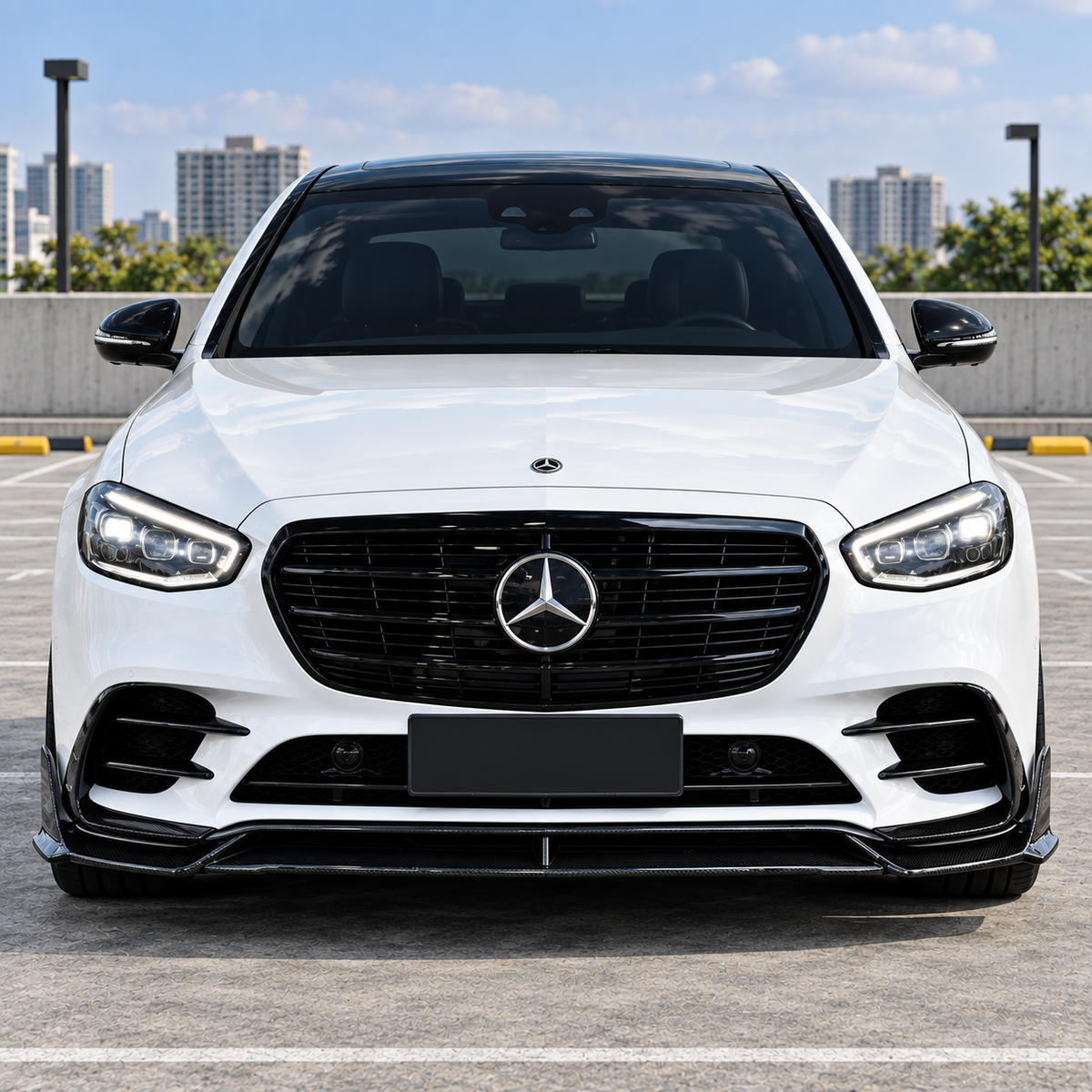 2021+ Mercedes-Benz S-Class MS Style Carbon Front Lip | W223