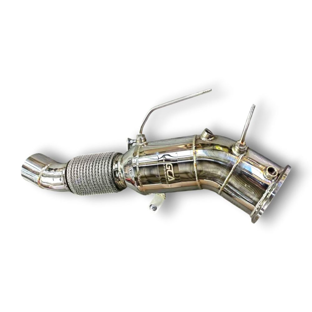 2024+ BMW 840i Downpipe | G14/G15/G16 - No Heat Shield / Racing Downpipe (No Cat) - Downpipes