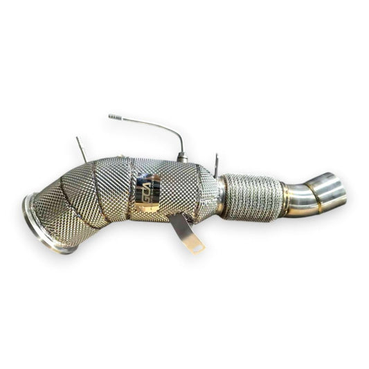 2024 + BMW 840i Downpipe | G14/G15/G16 Yes Heat Shield / Racing Downpipe (No Cat) Downpipes