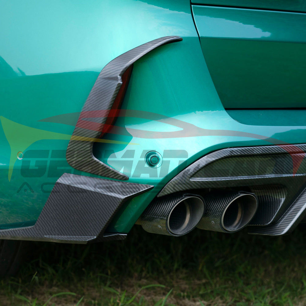 2019 + BMW X5M Carbon Fiber Rear Bumper Canards | F95 Additional Accessories