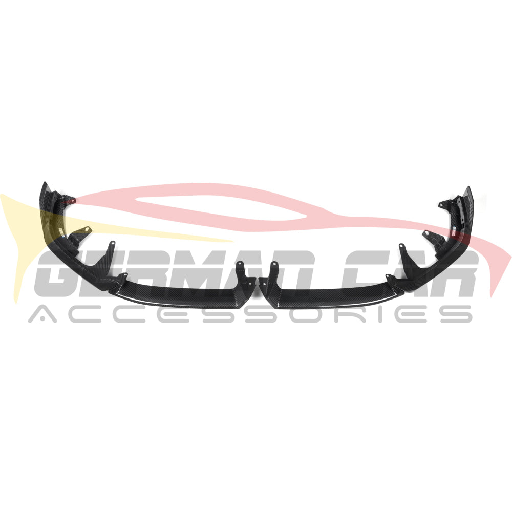 2024 + BMW 5-Series Carbon Fiber M Performance Style Front Splitters | G60 Front Lips/Splitters