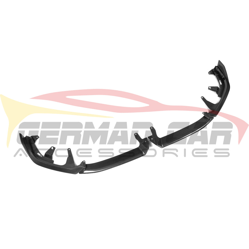 2024 + BMW 5-Series Carbon Fiber M Performance Style Front Splitters | G60 Front Lips/Splitters