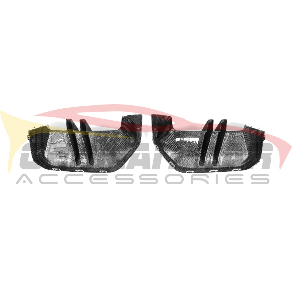 2024 + BMW 5-Series Carbon Fiber M Performance Style Rear Diffuser | G60 Rear Diffusers