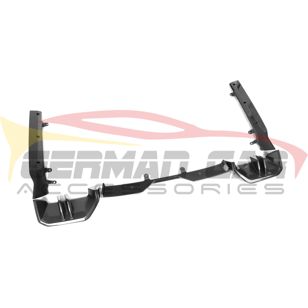 2024 + BMW 5-Series Carbon Fiber M Performance Style Rear Diffuser | G60 Rear Diffusers