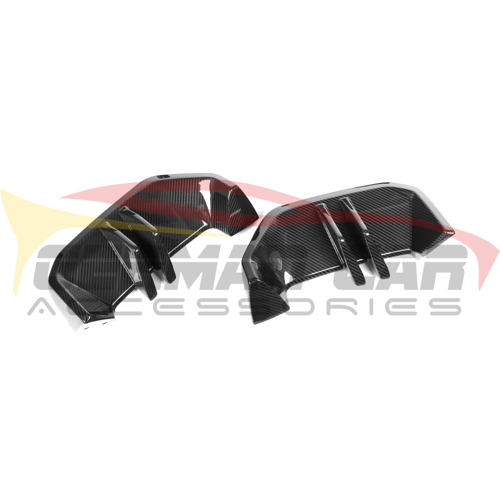 2024 + BMW 5-Series Carbon Fiber M Performance Style Rear Diffuser | G60 Rear Diffusers