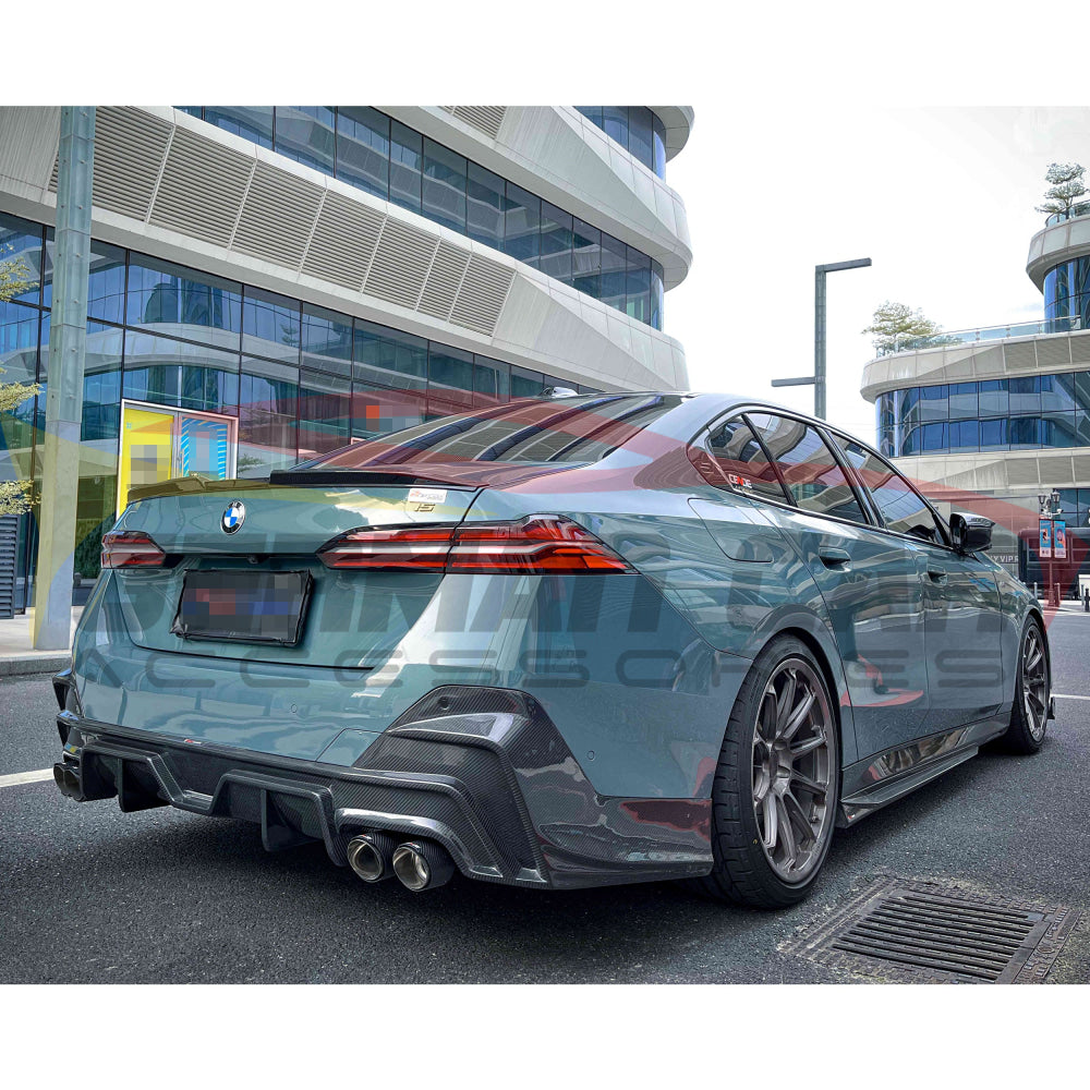 2024 + BMW 5-Series Carbon Fiber Rear Diffuser | G60 Rear Diffusers