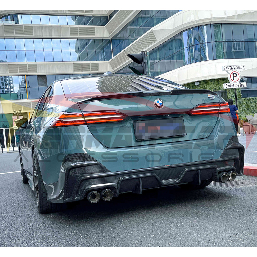 2024 + BMW 5-Series Carbon Fiber Rear Diffuser | G60 Rear Diffusers