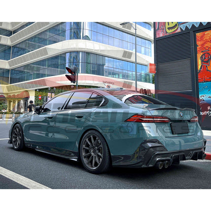 2024 + BMW 5-Series Carbon Fiber Side Skirts | G60 Side Skirts