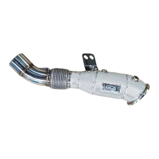 2024 + BMW 5-Series Downpipe | G60 Yes Heat Shield / Racing Downpipe (No Cat) Downpipes