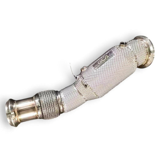 2024 + BMW 5-Series Downpipe | G60 Yes Heat Shield / Racing Downpipe (No Cat) Downpipes