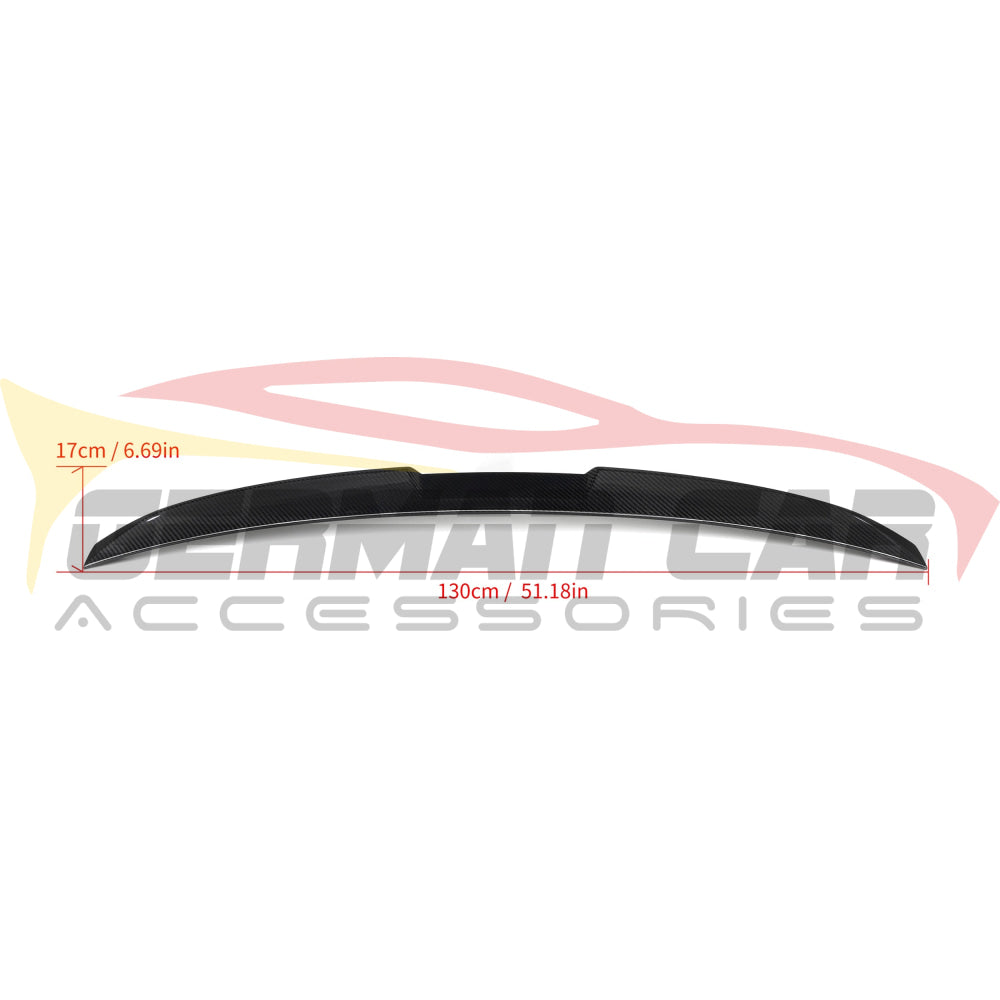 2024 + BMW 5-Series/M5 M Performance Style Carbon Fiber Trunk Spoiler | G60/G90 Rear Trunk Spoilers
