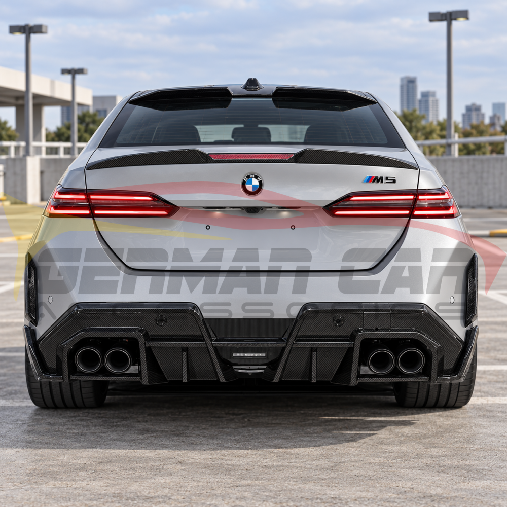 2024+ BMW 5-Series S Style Carbon Fiber Trunk Spoiler | G60/G90 - Rear Trunk Spoilers