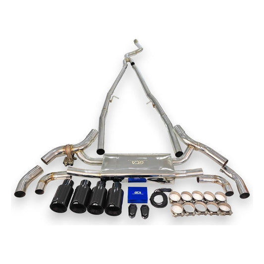 2024 + BMW 5-Series Valved Sport Exhaust System | G60 Stainless Steel Exhaust / Chrome Tips Exhausts