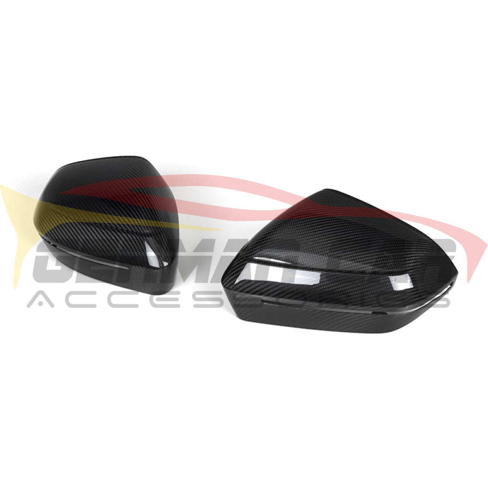 2024 + BMW 7-Series Carbon Fiber Mirror Caps | G70 Mirror Caps