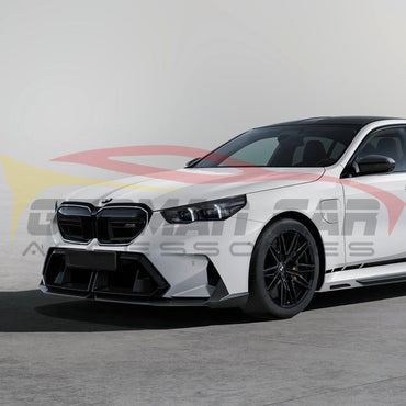 2024 + BMW M5 Carbon Fiber M Performance Style Front Splitters | G90 Front Lips/Splitters